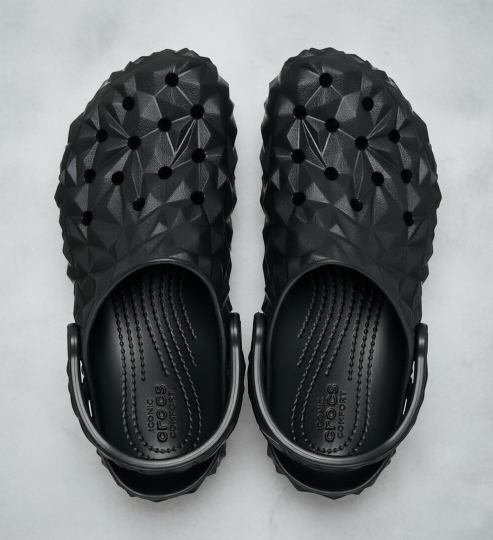 Crocs Unisex Geometric Classic Clogs Waterproof Lightweight Slip-On Shoes
