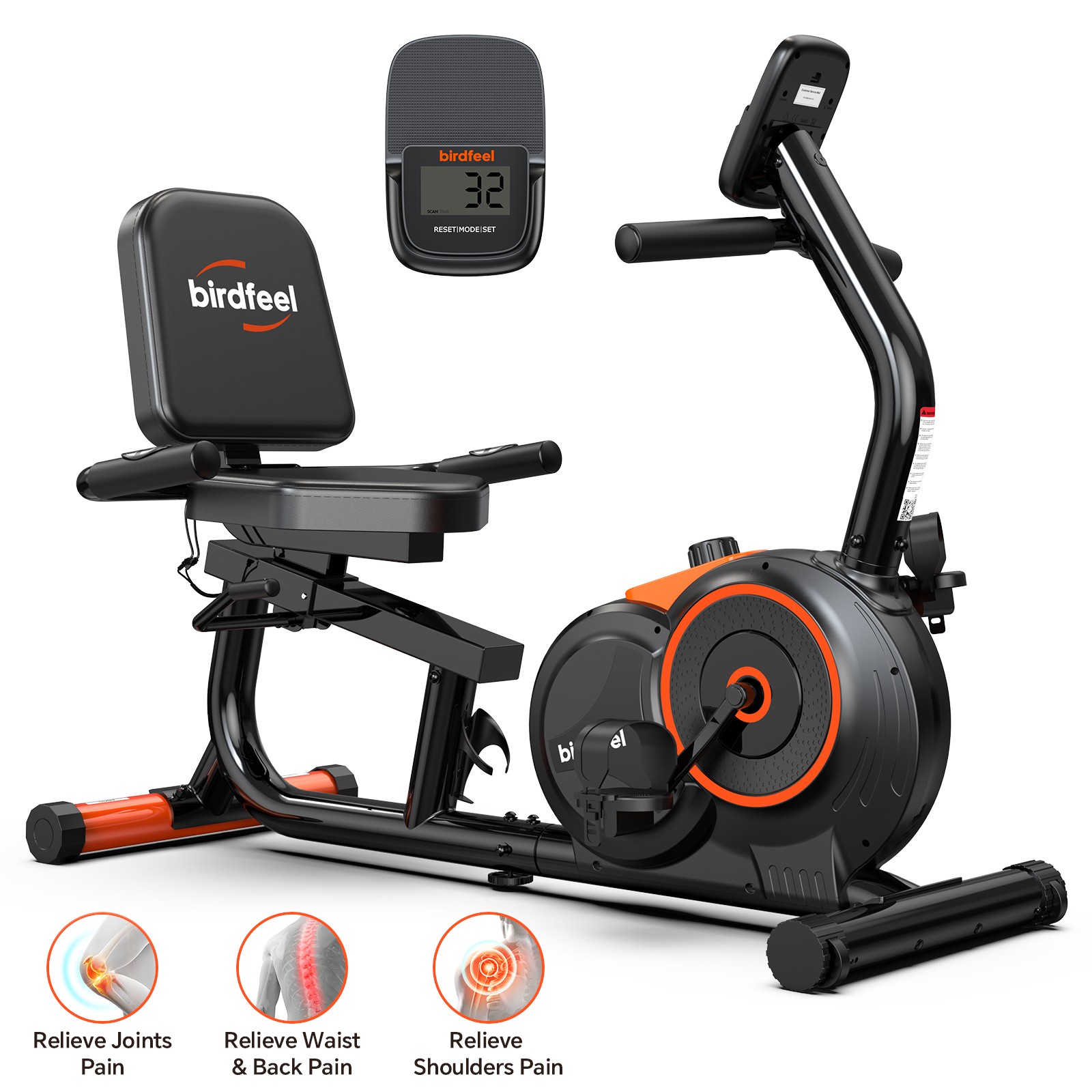 Indoor Stationary Bike Recumbent Exercise Bike Cycling Fitness Bike Workout Bike