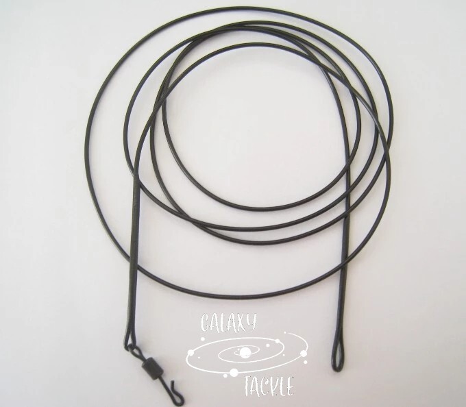 Fused Lead Free Leaders 70cm Long With Size 8 Quick Change Swivel - Carp Fishing