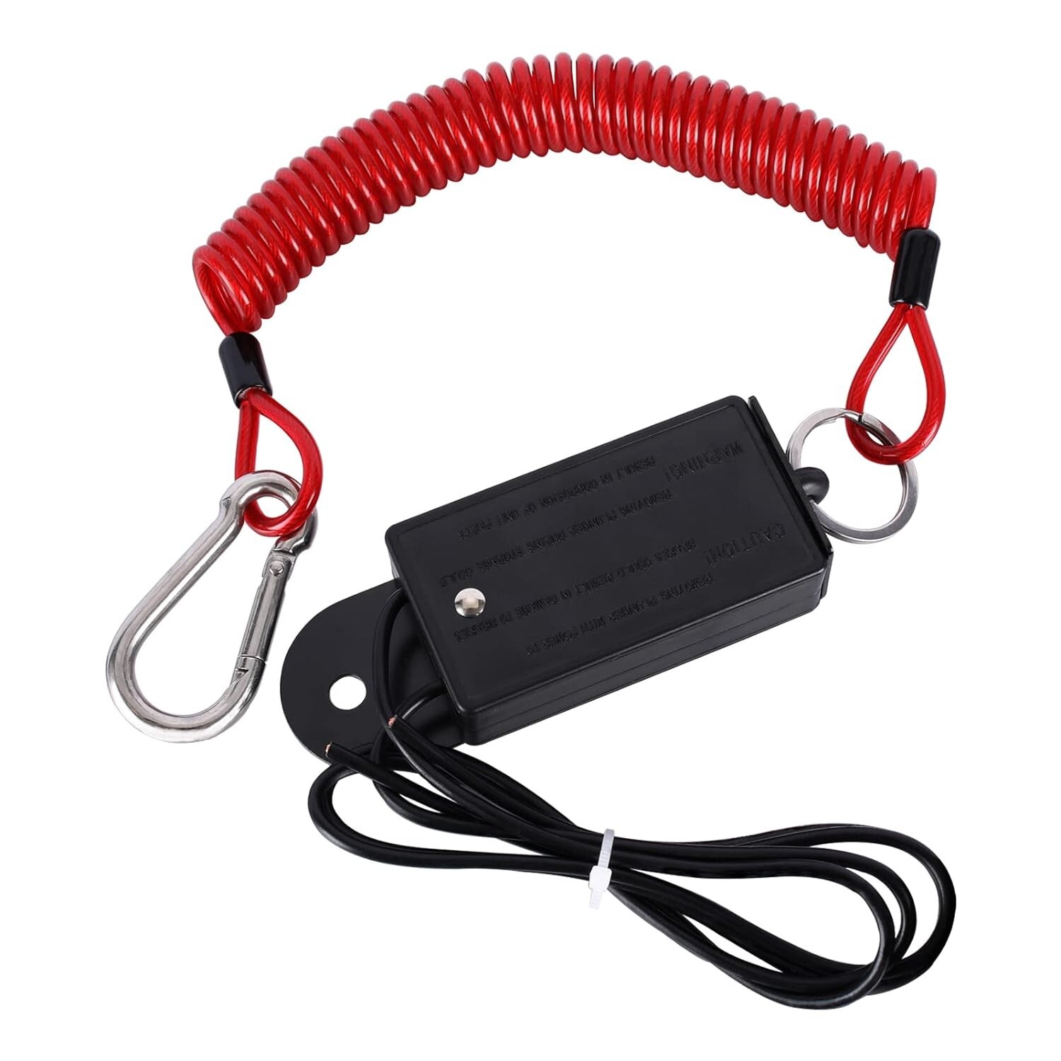 OminEco Trailer Breakaway Switch with 8 Feet Coiled Cable Used for Towing