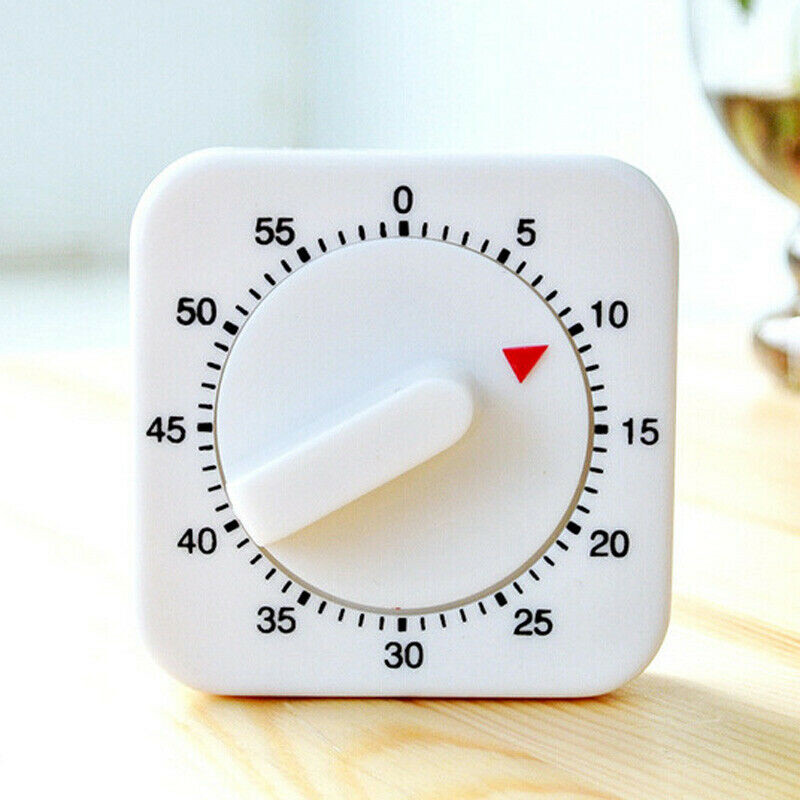 1X 60Minutes Mechanical Timer Game Count Down Counter Alarm Kitchen Cooking Tool
