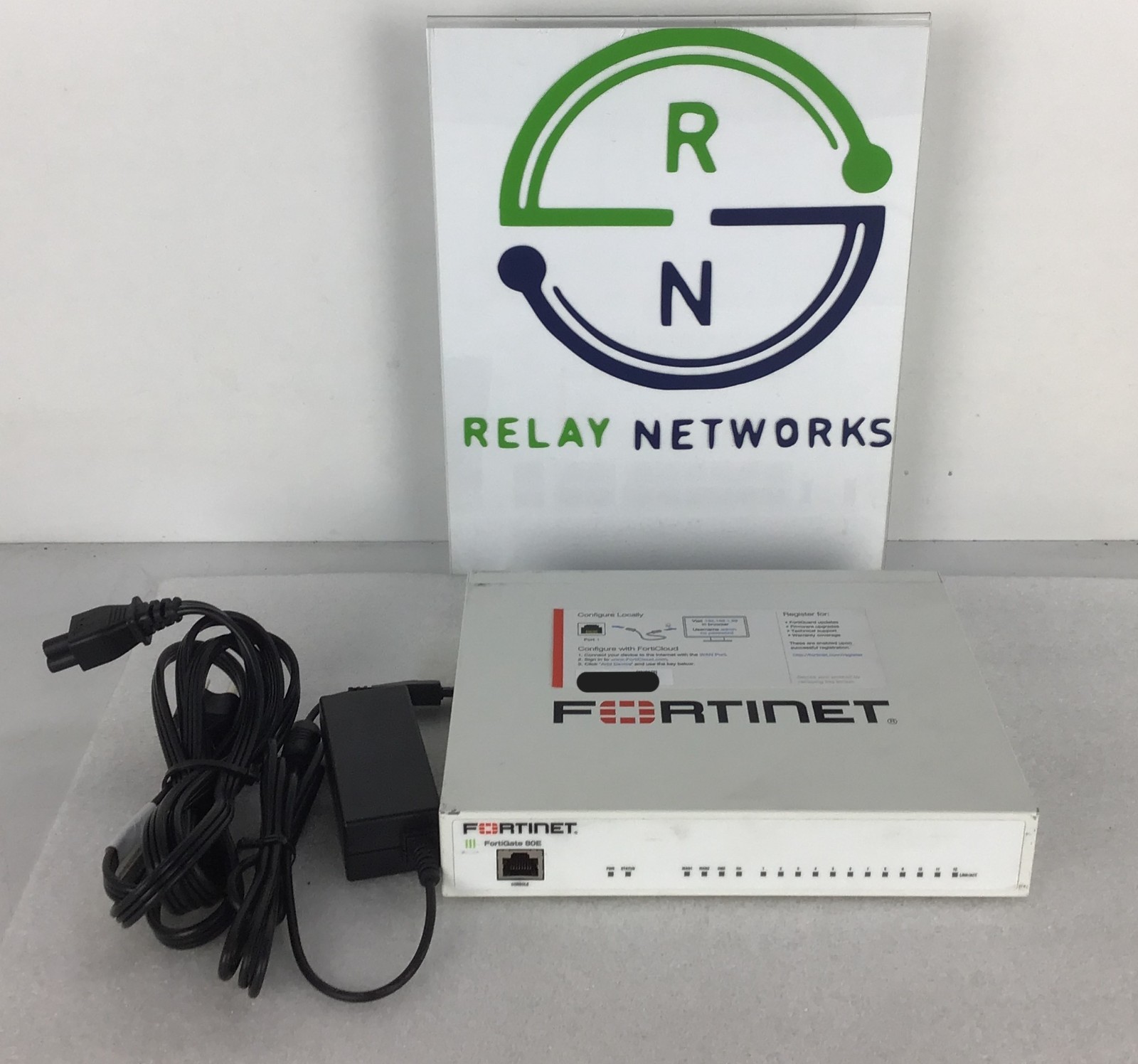 Fortinet FG-80E Next Gen Firewall 12x GE RJ45 ports 2x 1GB SFP ports with Power