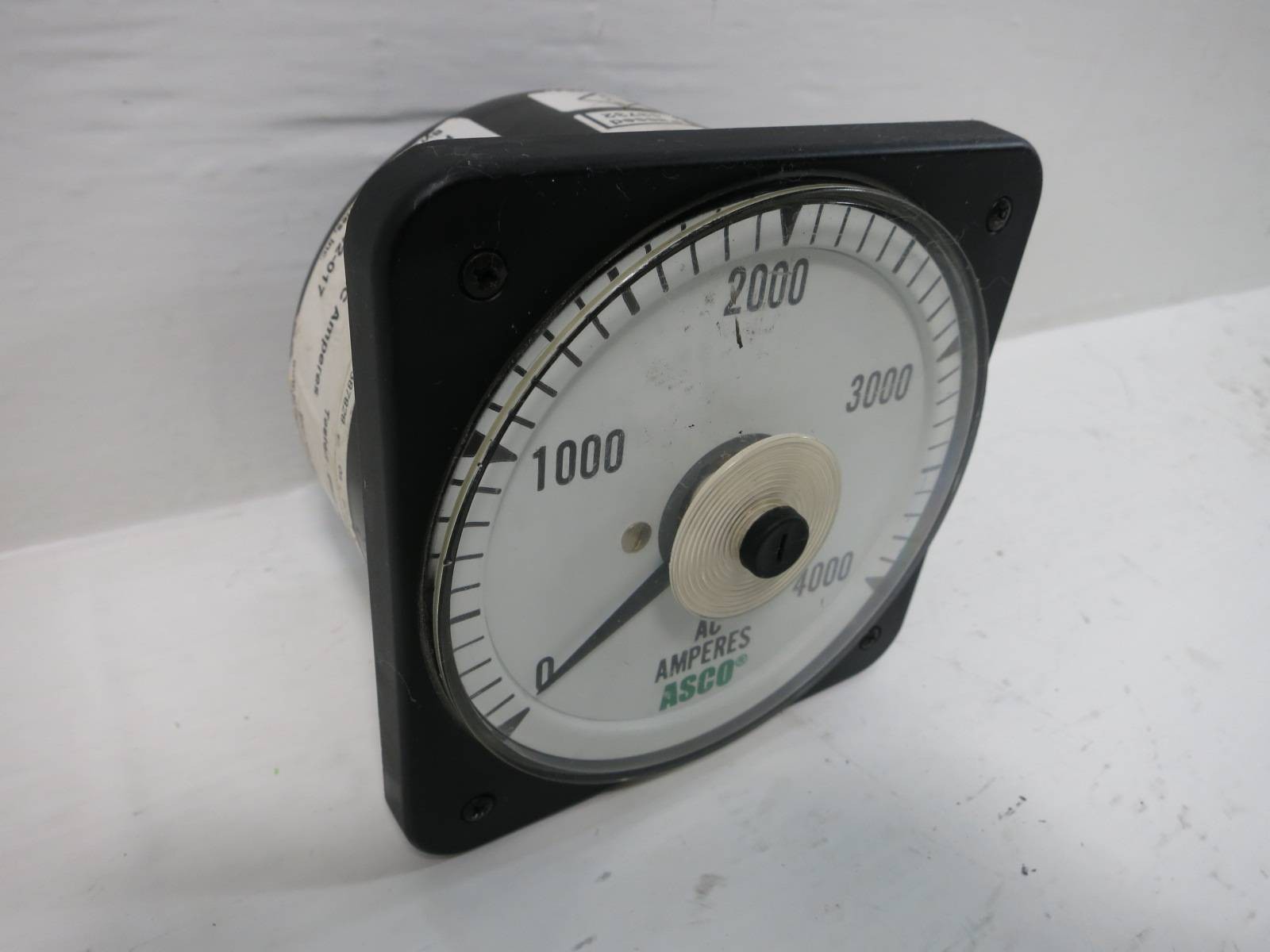 Asco 491942-017 BLS-077 0/4000 AC Amperes Meter 5 AAC