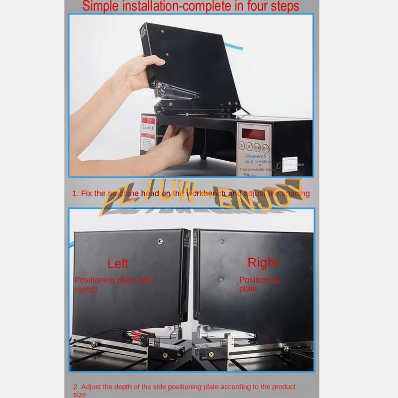 Three-head Pneumatic Stapler Electric Binding Machine Automatic Stapling Machine
