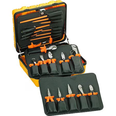 Klein Tools 33527 General Purpose 1000V Insulated Tool Kit 22-Piece
