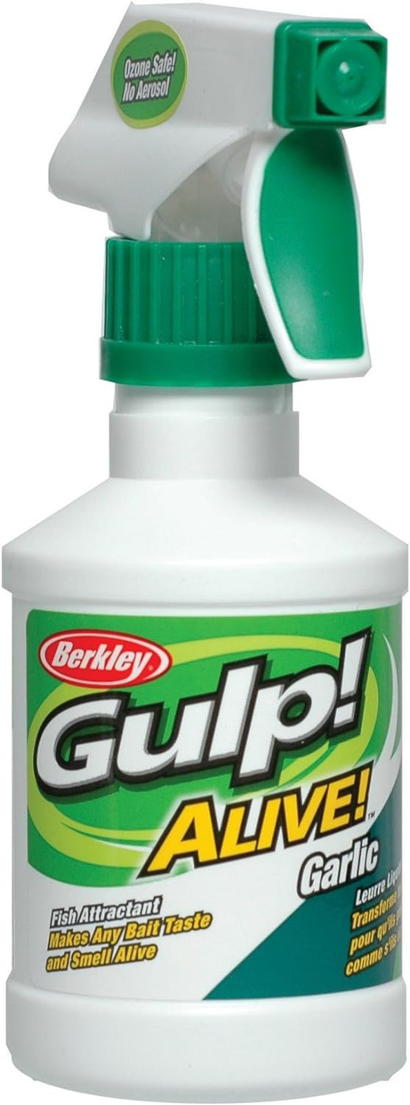 Gulp! Alive! Fish Attractant Spray Gulp!® with Garlic, Easy-To-Use Trigger Spray
