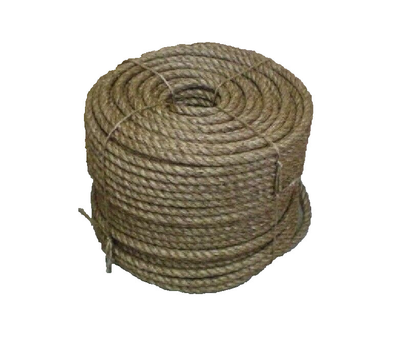 5/8" X 600' OUTDOOR MANILA ROPE Dock Tree Work Hemp Farm Nautical Crafts Rodeo