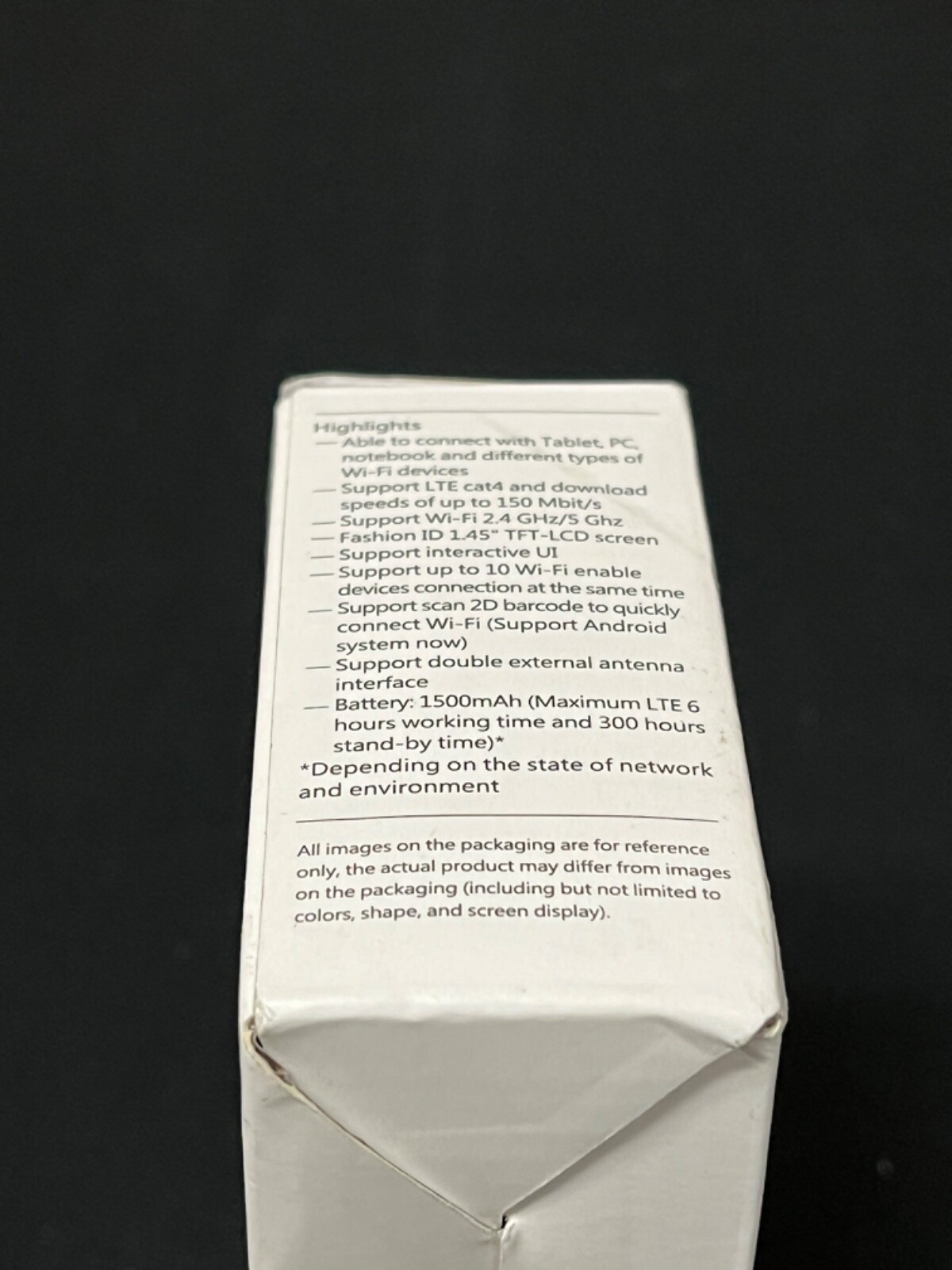 MOBLIE WIFI 4G LTE 150MBPS