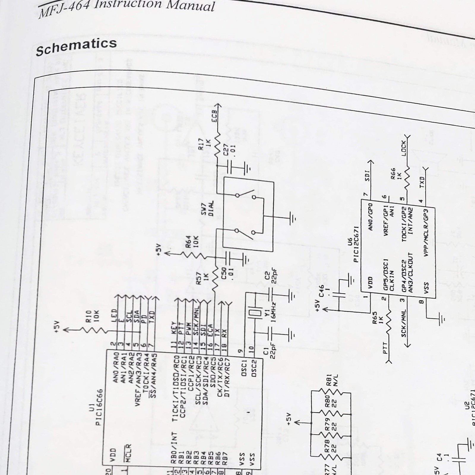 MFJ-464 CW Keyer/Reader Original MFJ Manual