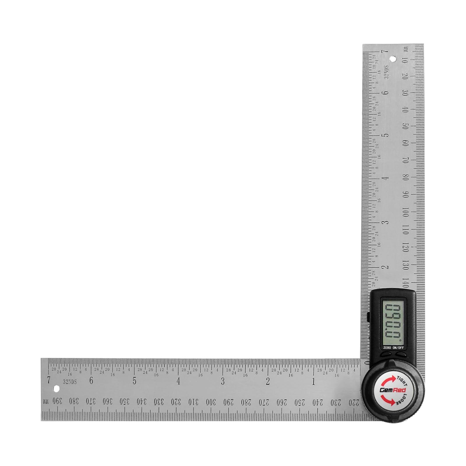 Digital Angle Finder Protractor 7" Stainless Steel, Precision Measurement Tool