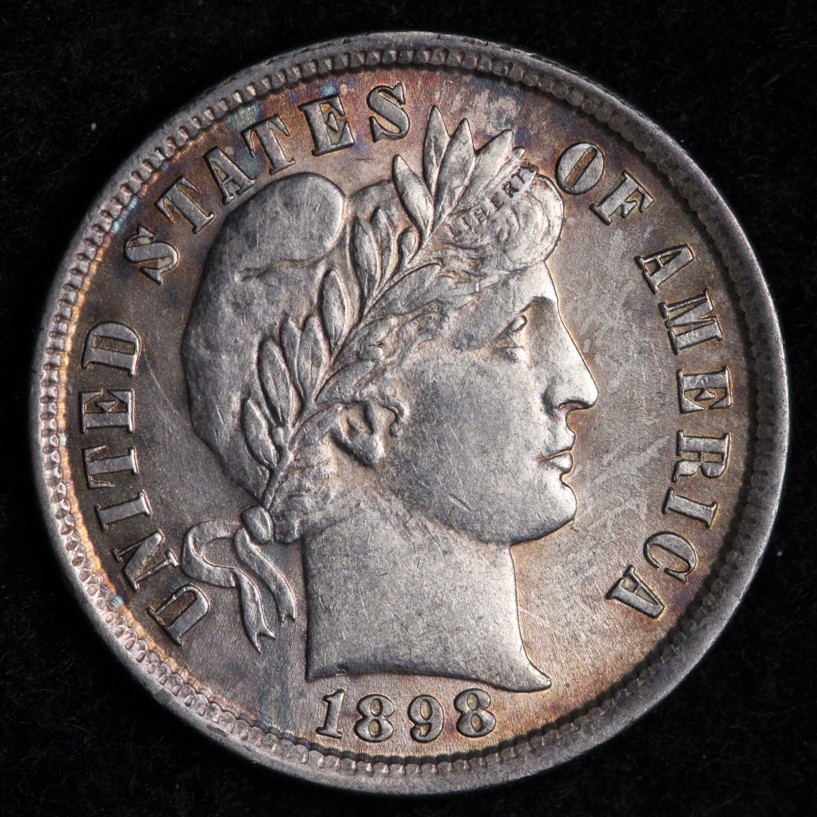 1898 Barber Silver Dime BU *UNCIRCULATED* MS E199 GSTBM