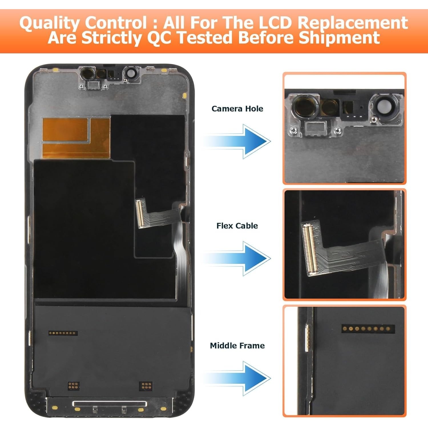 For iPhone 13 Pro Max Screen Replacement Display LCD Touch Screen Digitizer