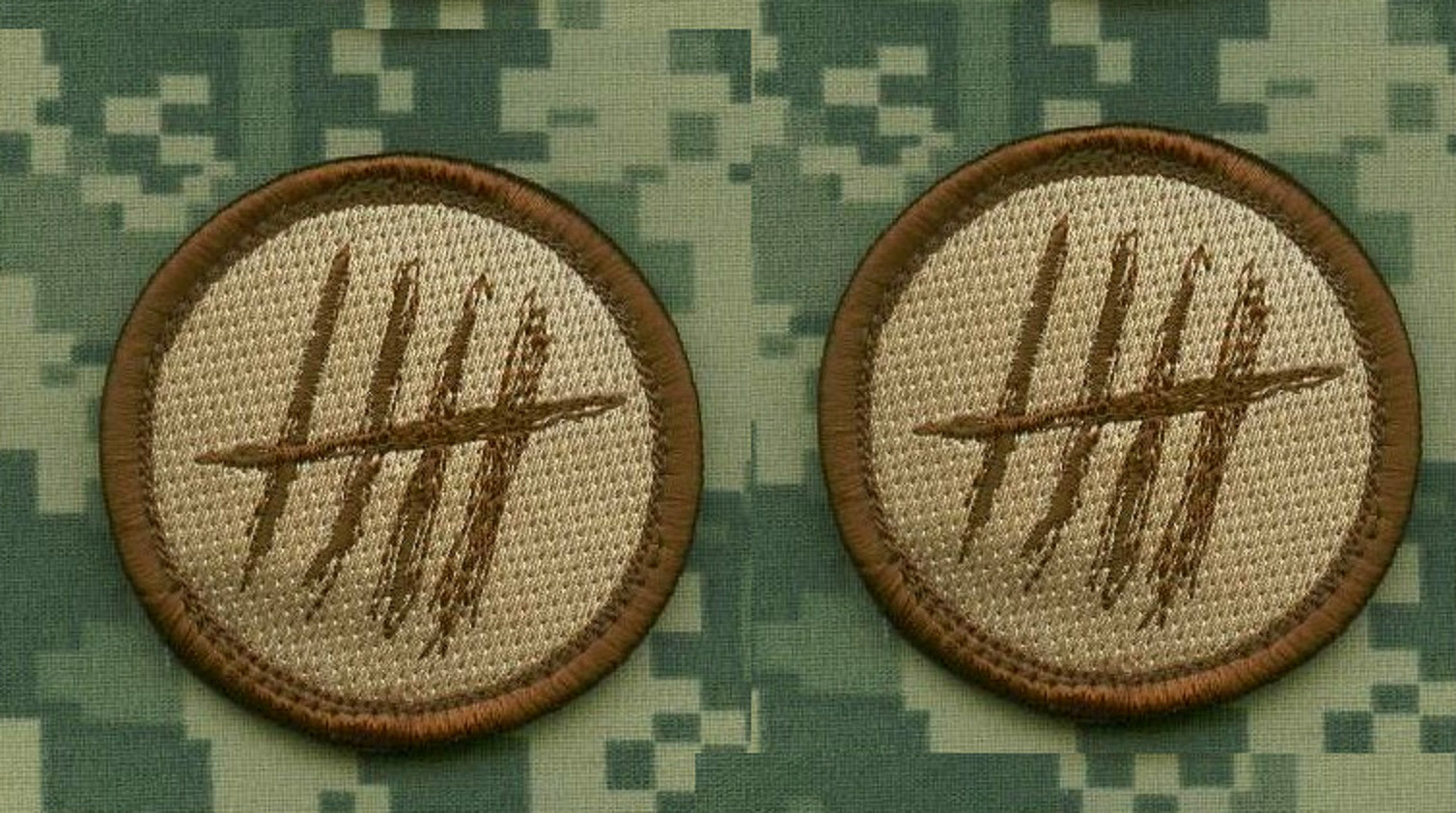 KANDAHAR WHACKER© JSOC JTF MARSOC RAIDERS FORCE RECON 2" KILL body COUNT X 2