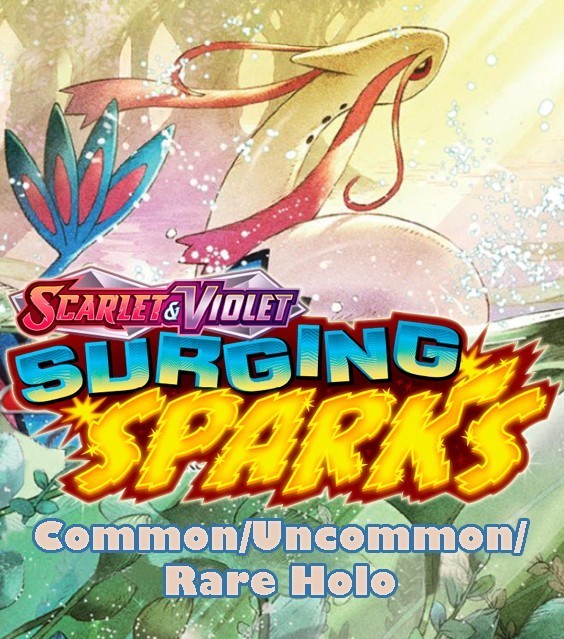 PICK YOUR CARD! Scarlet & Violet : Surging Sparks - Common/Uncommon/Rare Holo
