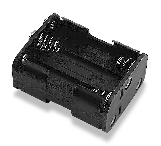 Philmore BH363 Six (6) AA Cell (UM-3) Battery Holder with Snap Connection
