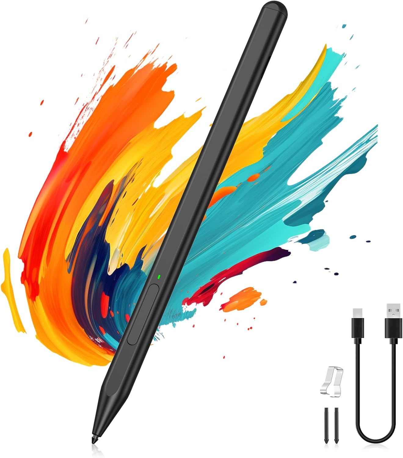 Stylus Pen for Microsoft Surface Pro 12/11/10/9/8/X/7+/6/5/4, Go 4/3/2/1, Laptop