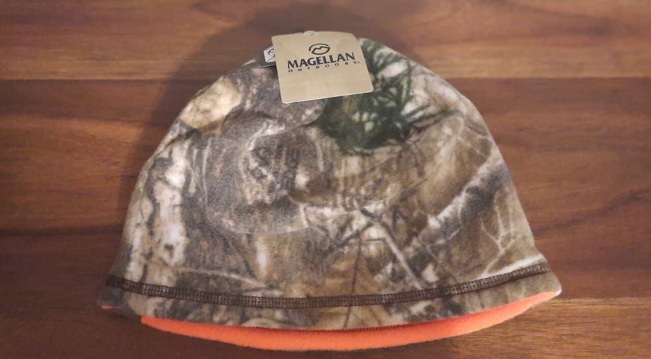 Magellan Reversible Fleece Beanie OSFM ( Blaze Orange/Realtree)