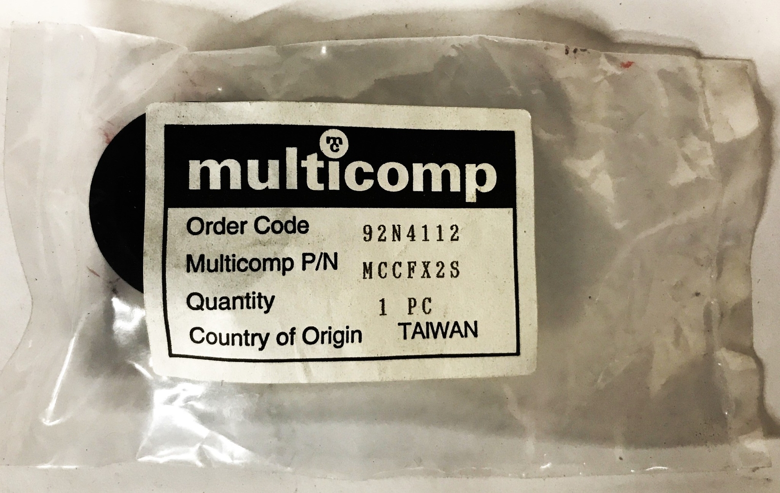 Multicomp Plastic Dial Control Knob MCCFX2S [Lot of 9] NOS