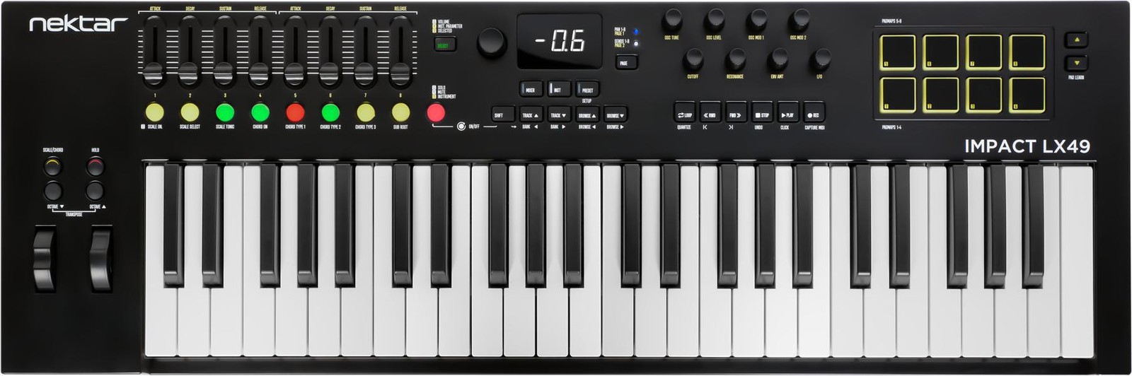 Nektar Impact LX49 mk3 MIDI Controller