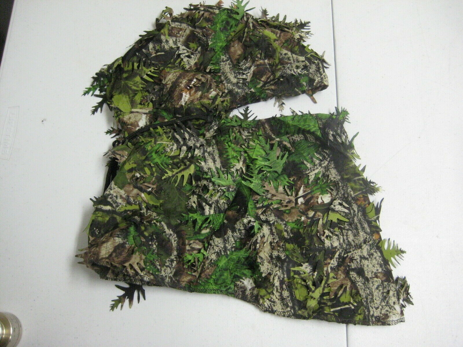 Leafy 3D Facemask Hood Hat Deer Turkey Bow Hunting Camo Mothwing Mask