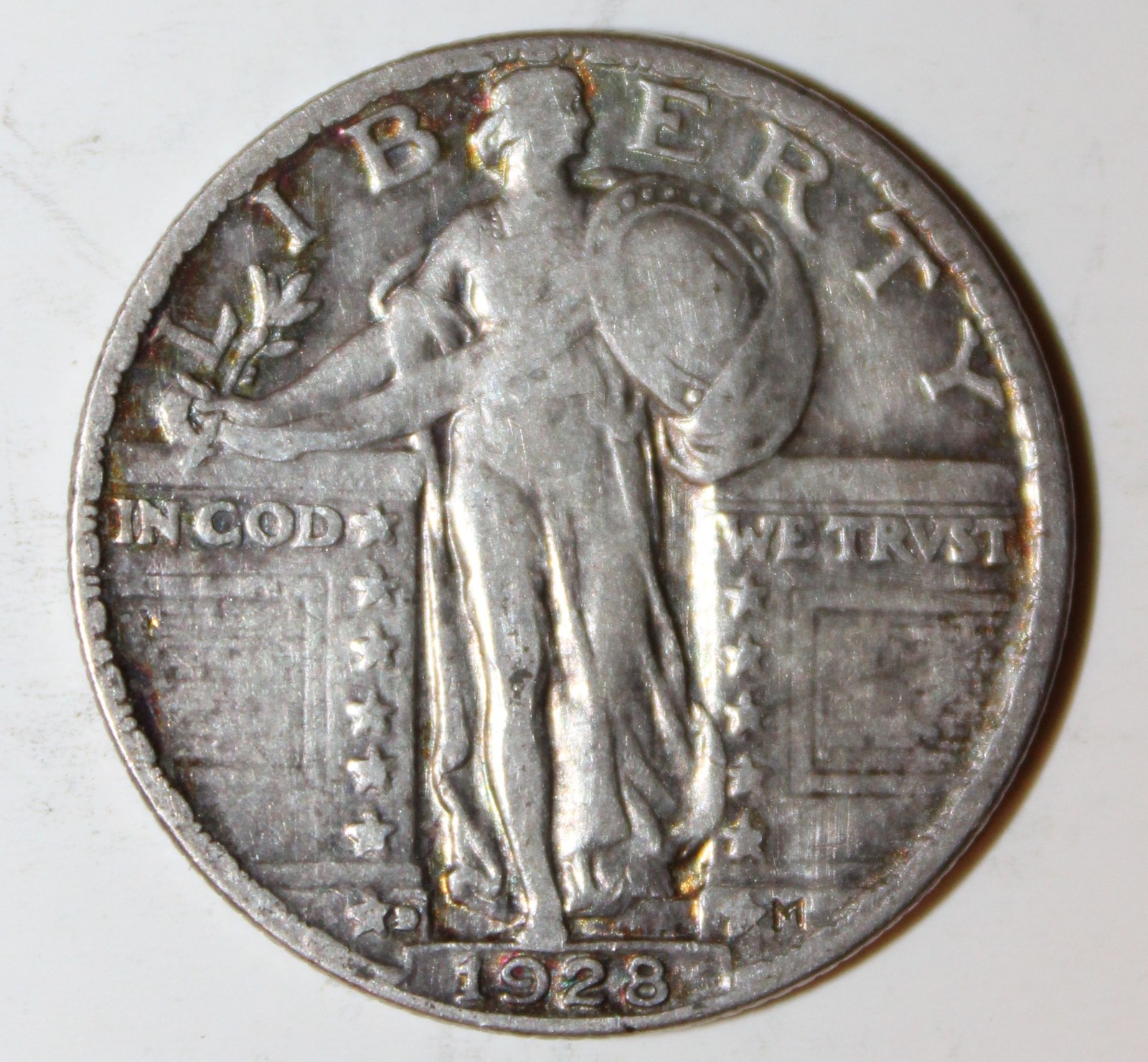 1928 D Standing Liberty Quarter VF [[[B482