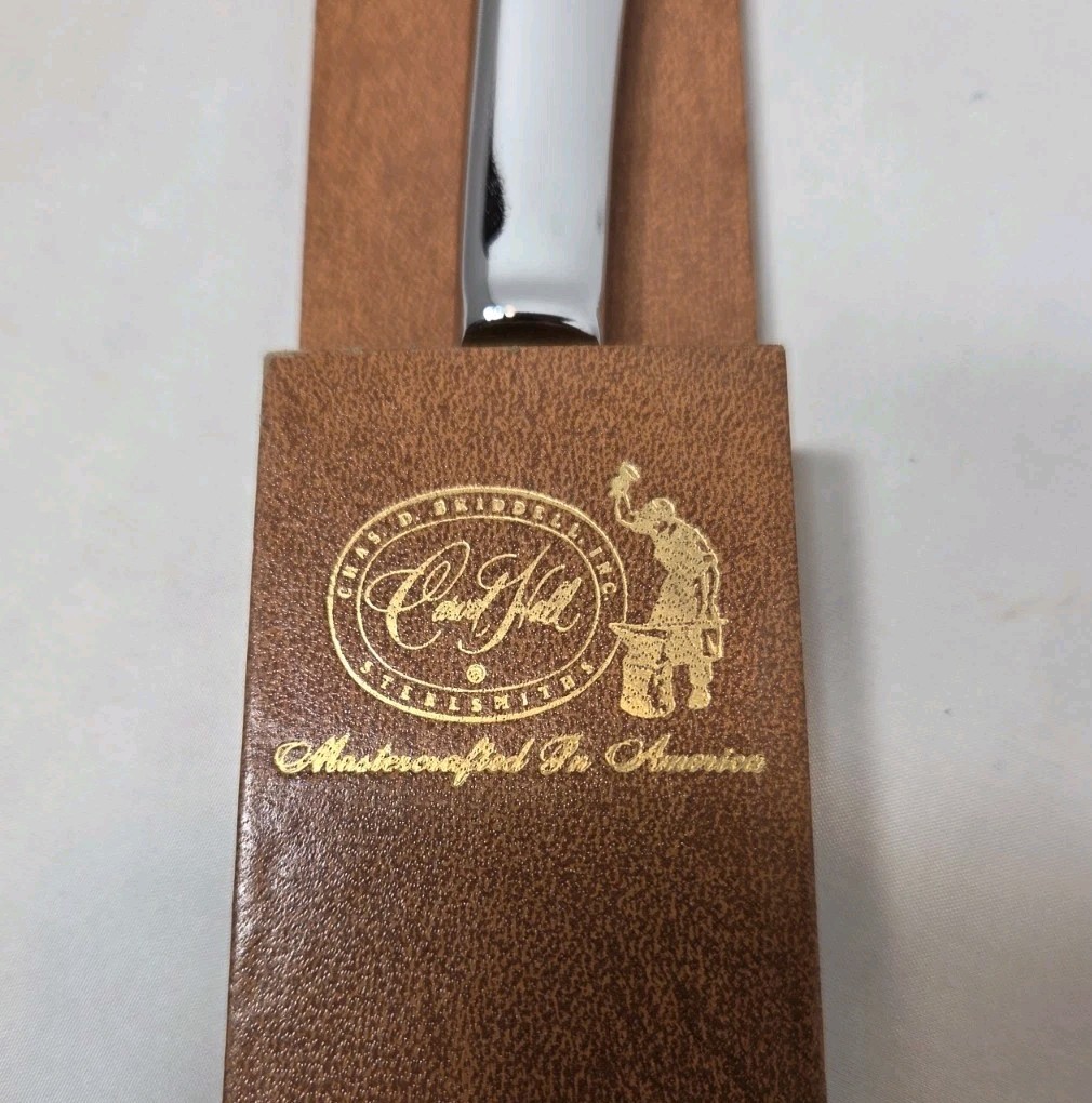 Chas. D. Briddel Inc. Steelsmiths Carvel Hall MCM Wall Hanging Carving Set