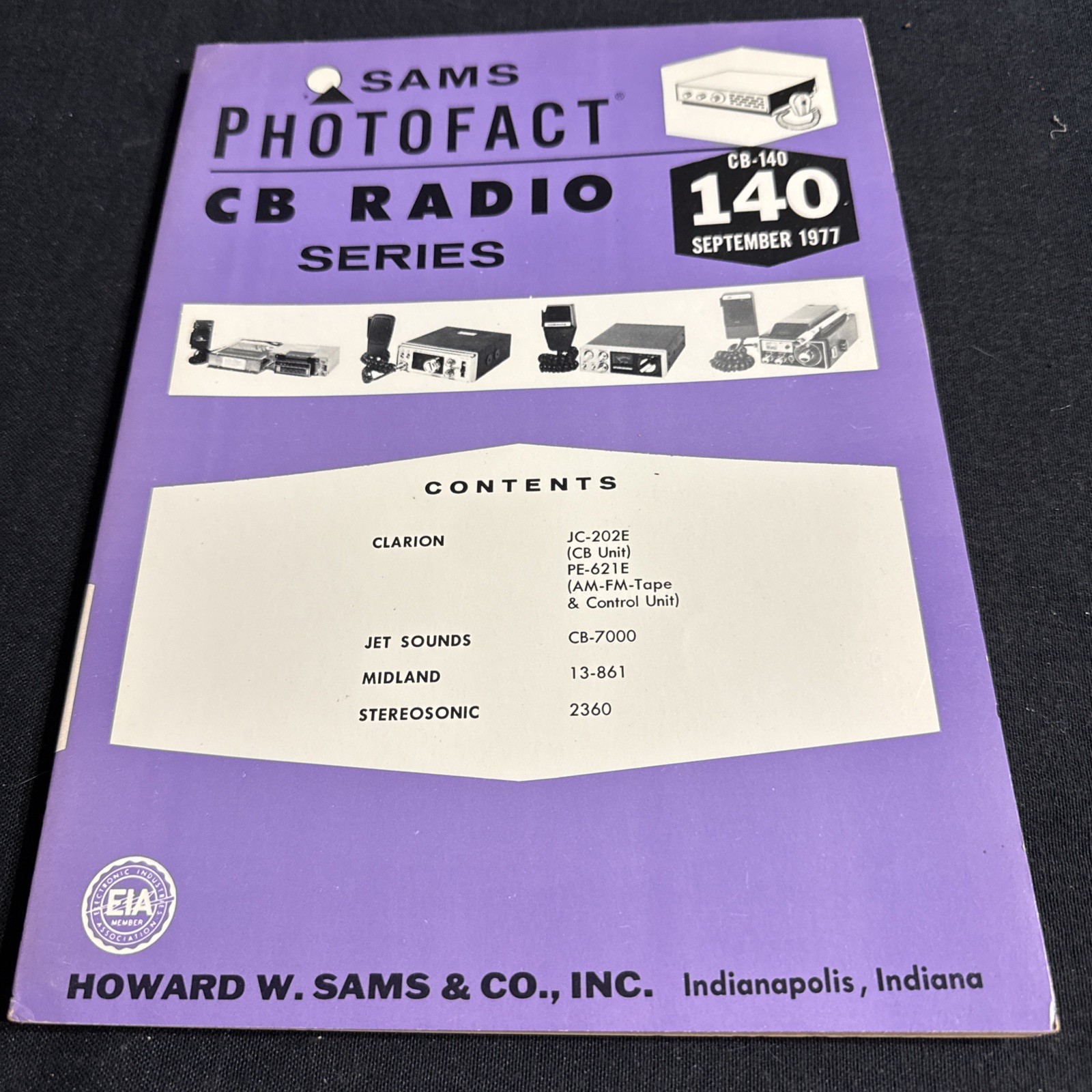 SAMS Photofact CB Radio Series Manual CB 140 September 1977