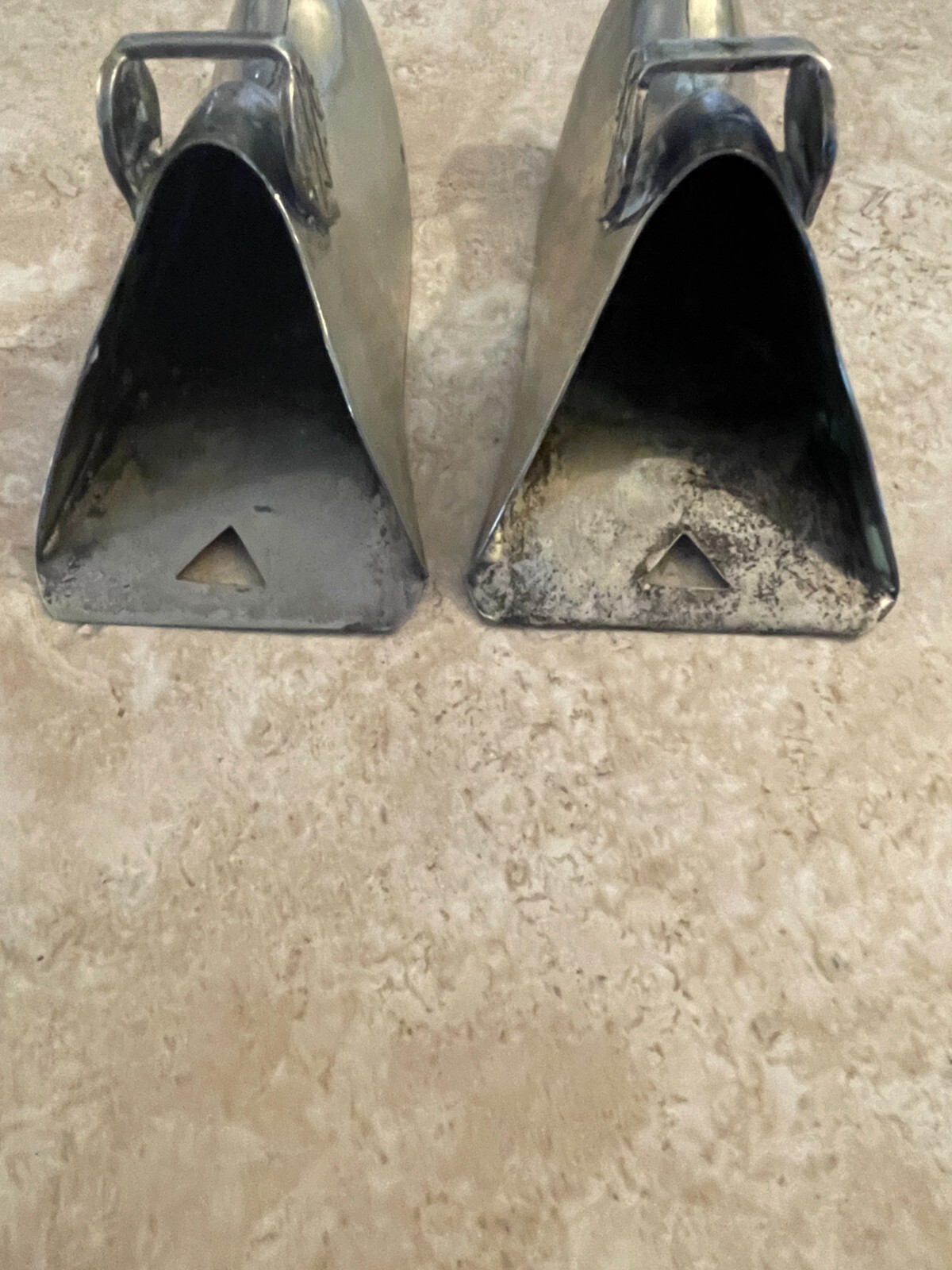 South American Nickel Silver Stirrups Conquistador Stirrups