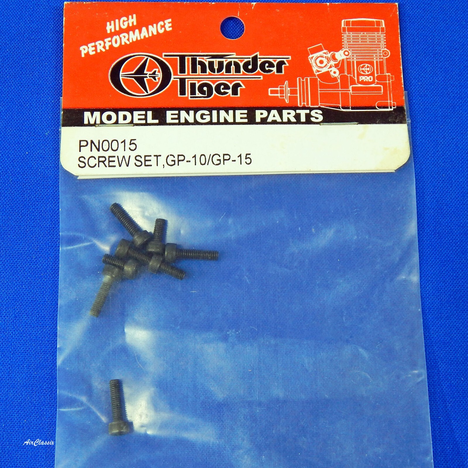 Thunder Tiger PN0015 Screw Set for the GP .10-.15 + Magnum GP .15, OS FP .10-.15