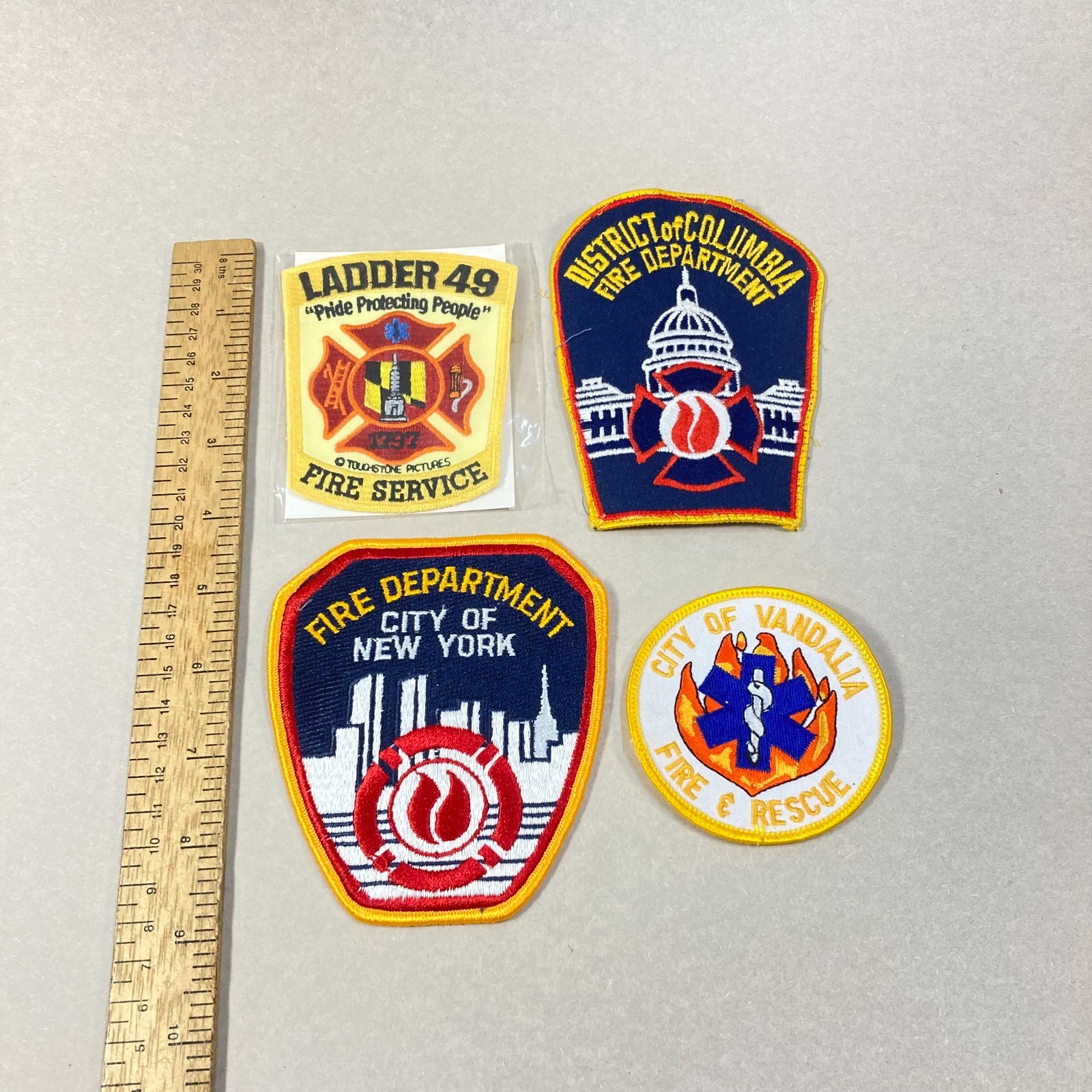 Fire & Rescue Patches Including New York & Washington D.C.