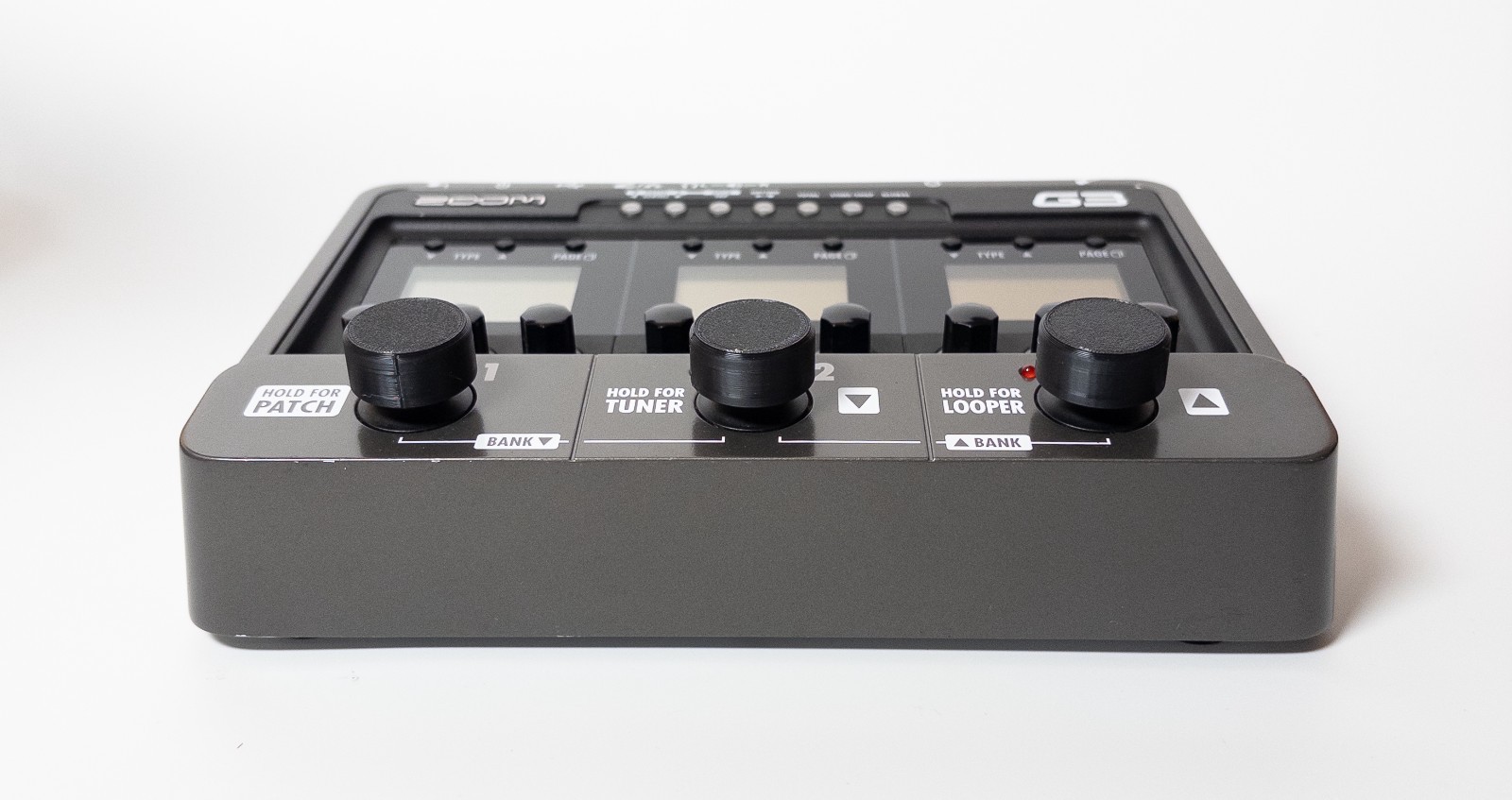 Zoom G3 Effects Processor Tested Working Used w/ adapter box