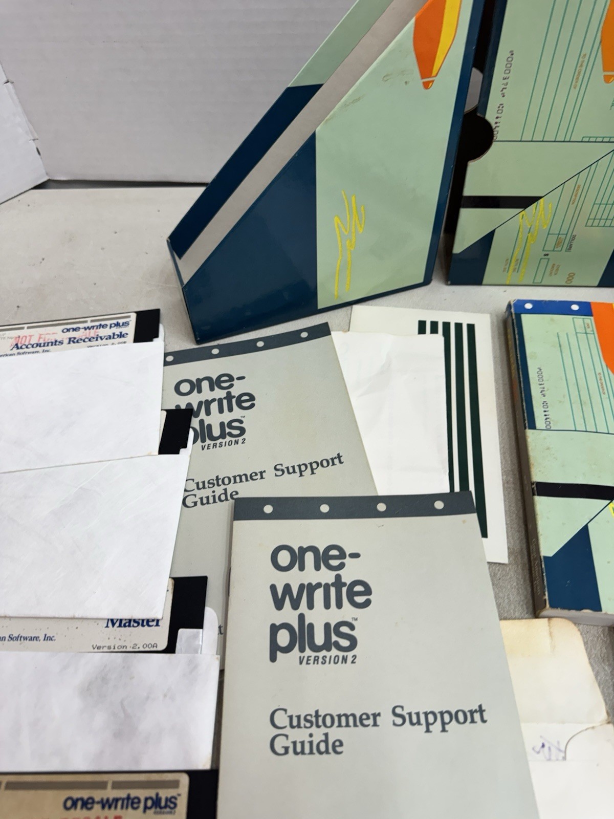one write plus version 2 accounts receivable accounting software 1987