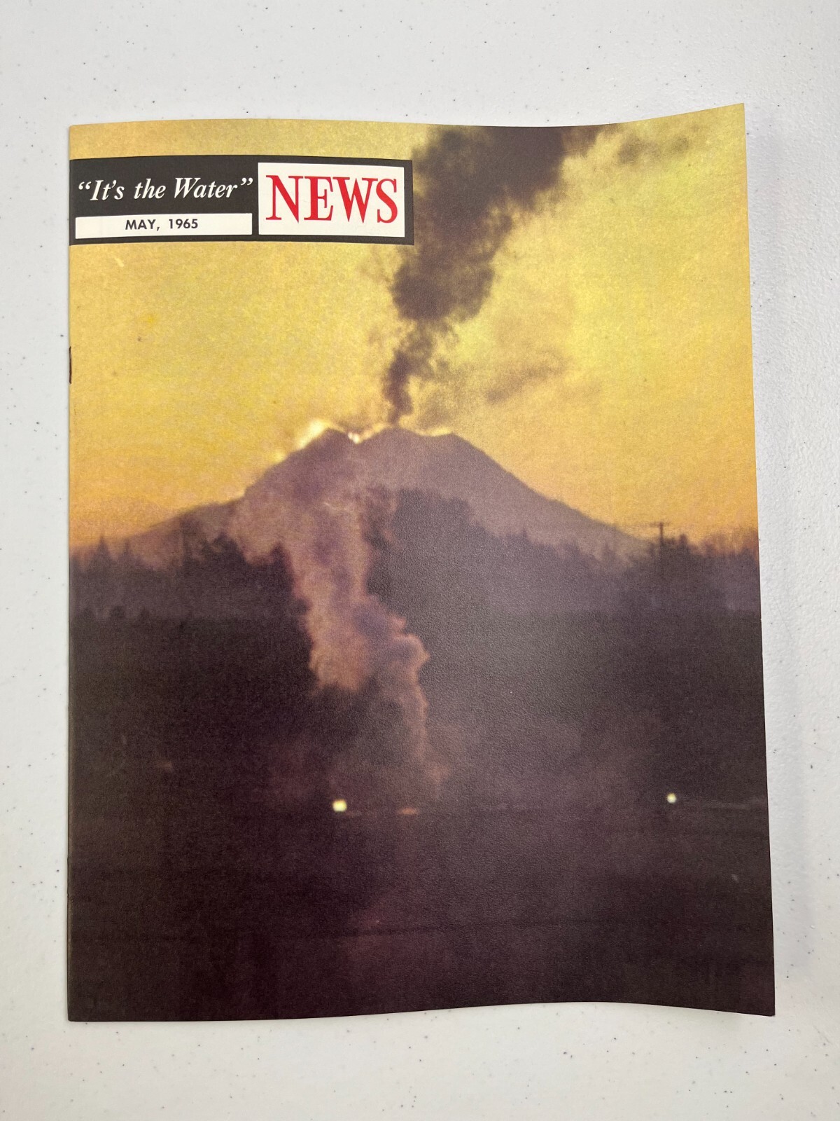 Olympia Beer OLYMPIA BREWING COMPANY IT'S THE WATER NEWS MAY 1965 Earthquake