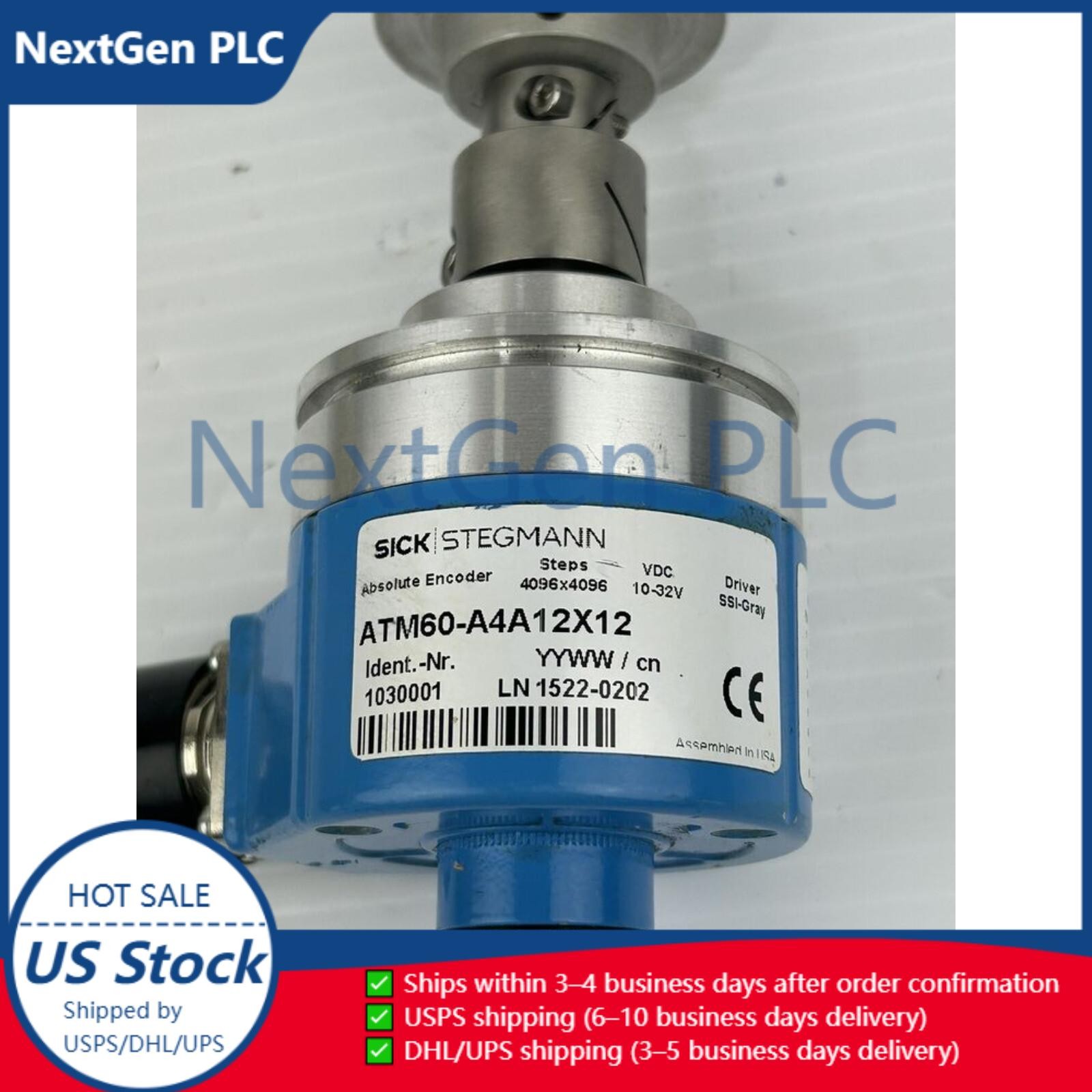 NEW SICK Stegmann ATM60-A4A12X12 Absolute Encoder 1030001