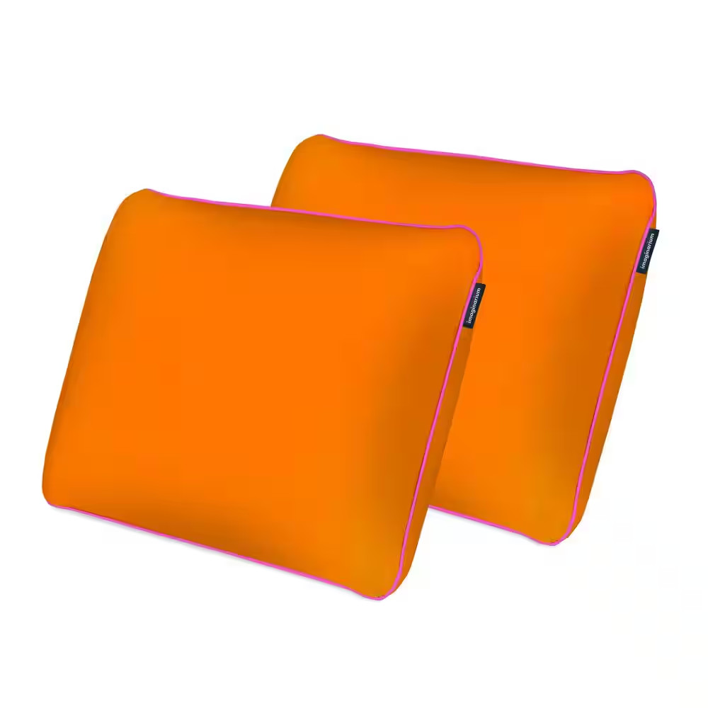 Standard All Position Memory Foam with Cool-To-The-Touch Cover - Sunset Orange (