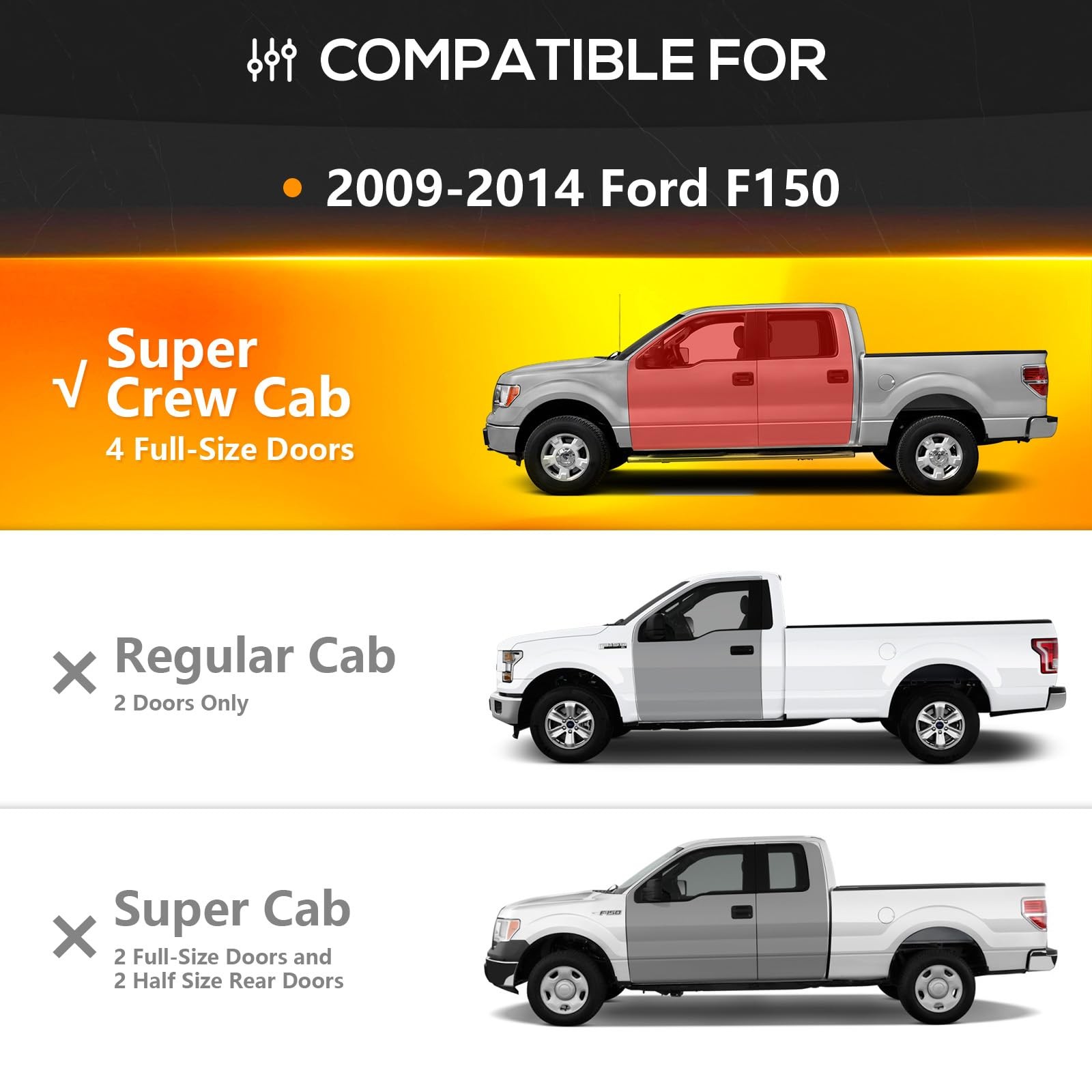 Crew Cab Running Boards Two Stairs Design Side Steps