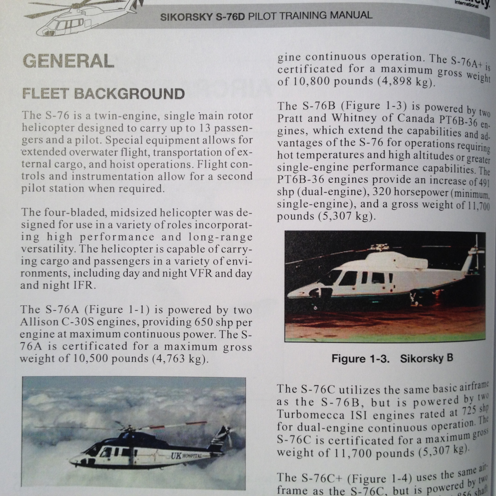 Sikorsky S-76D Pilot Training Manual