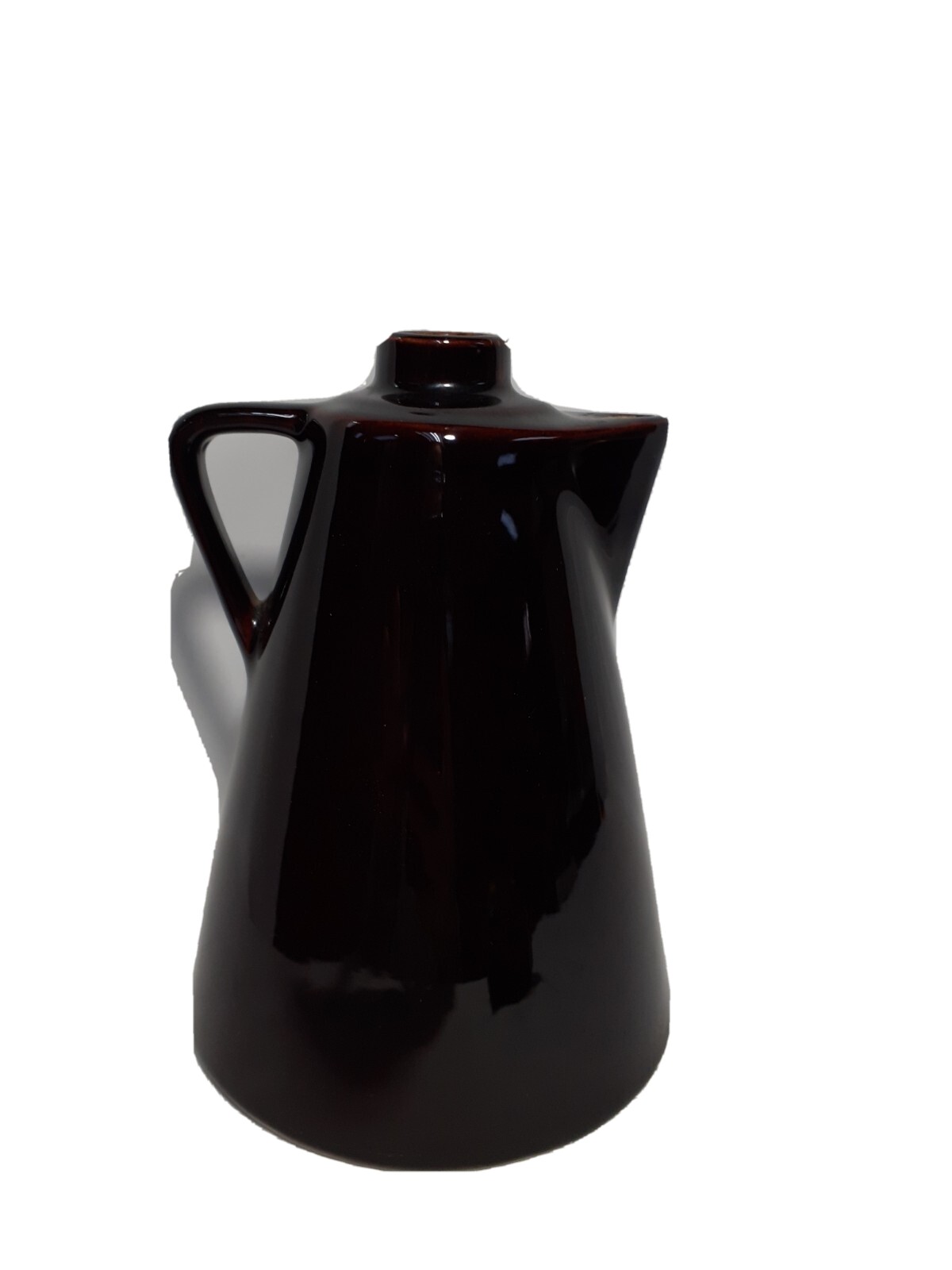 Vintage Leroux Liqueres Stoneware Decanter / Jug, Brown 7.5" Tall