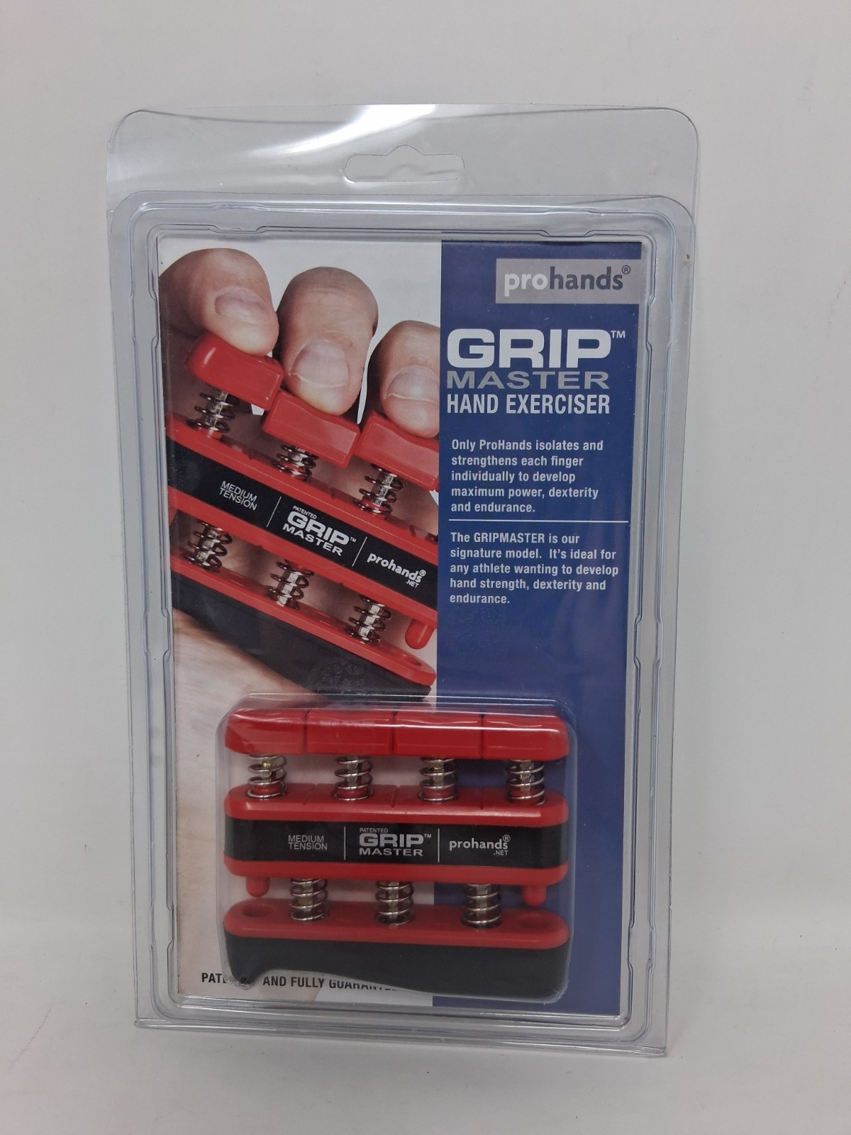 Gripmaster Hand Exerciser - Medium (Red)