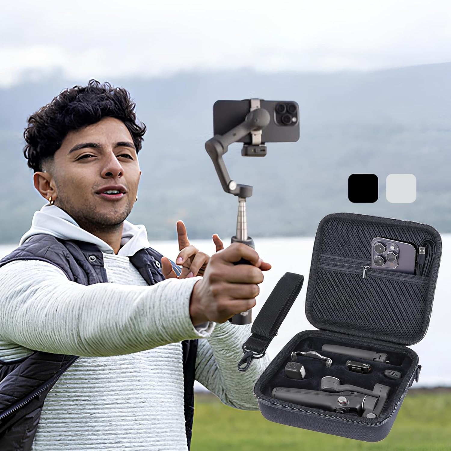 Storage Case Compatible with DJI Osmo Mobile 7P / 7 Gimbal Stabilizer Accessorie