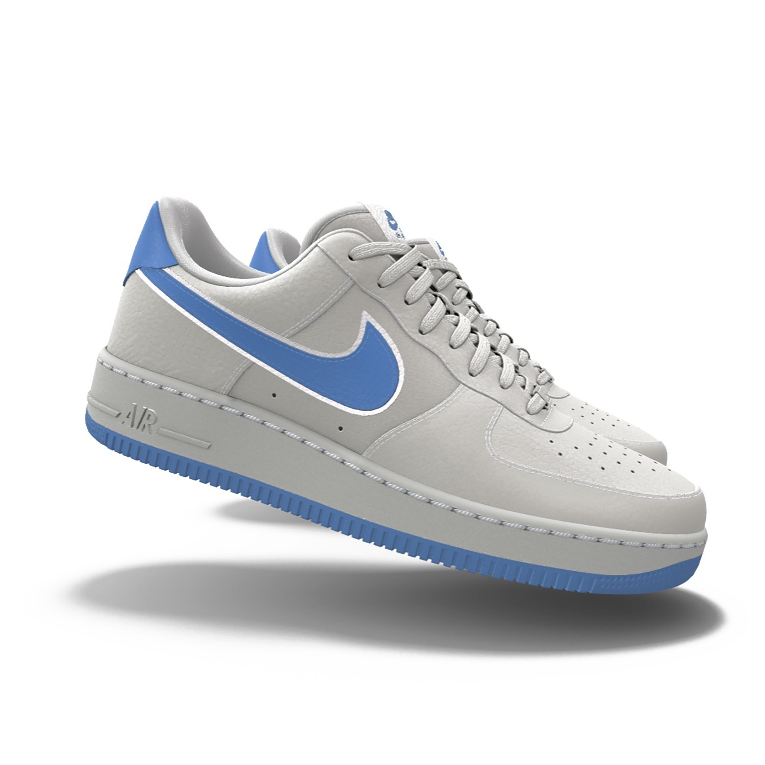 $195 NIB NEW Mens Nike Air Force 1 Low Photon Dust Custom Leather Shoes