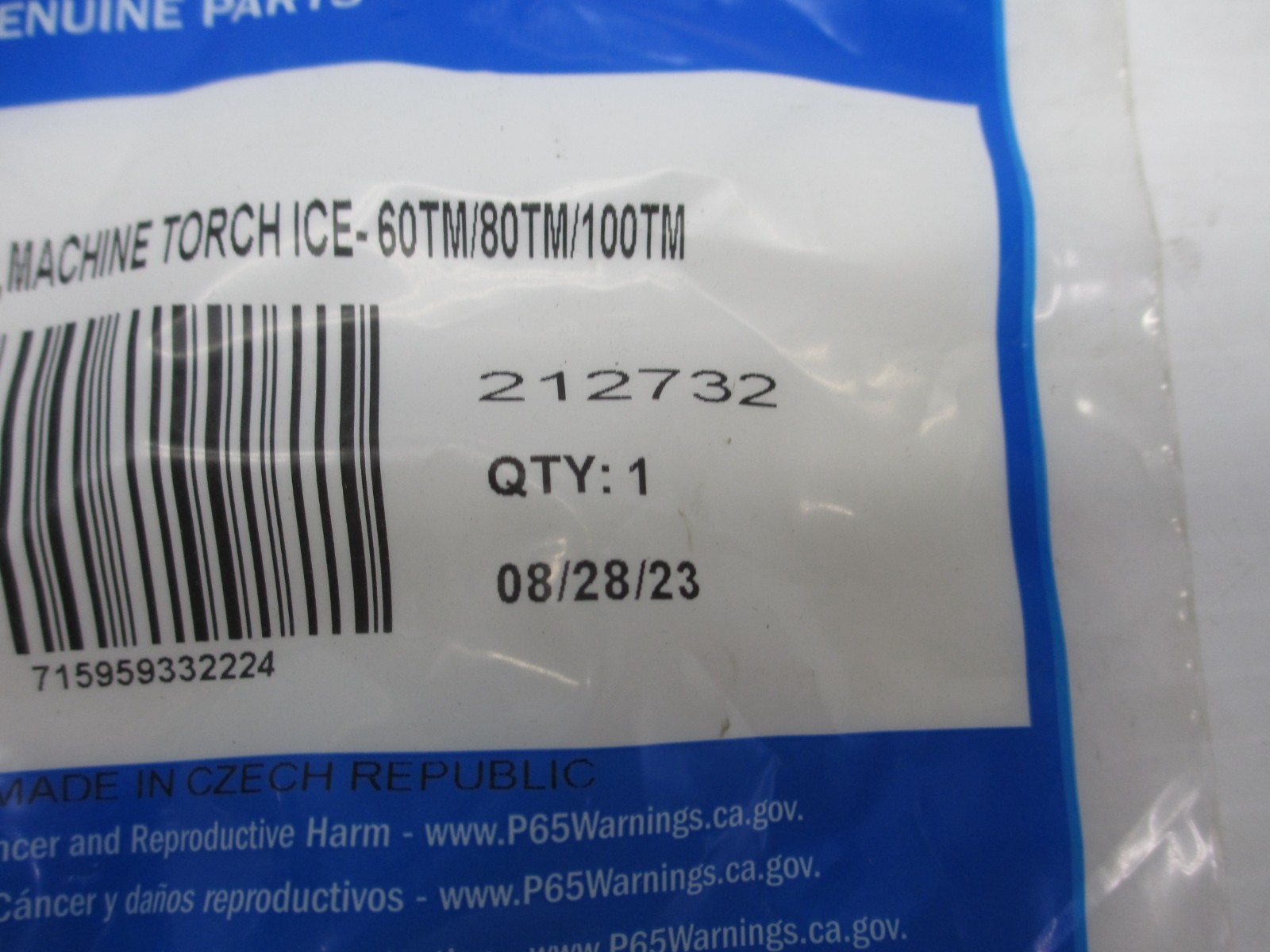OEM Miller Machine Torch Shield 212732