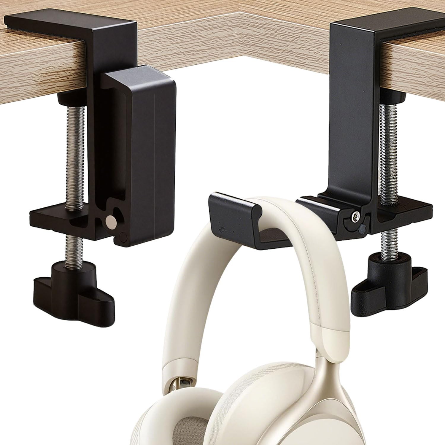 Headphone Stand for Desk, Aluminum Alloy Foldable Headphone Holder  Headset S...
