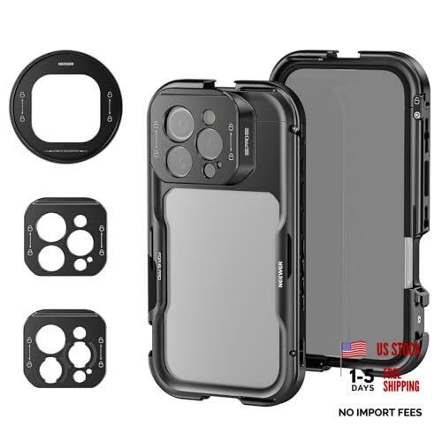 16 Pro Cage, Quick Release Video Rig Phone Stabilizer 5.89"x2.81"x0.32"