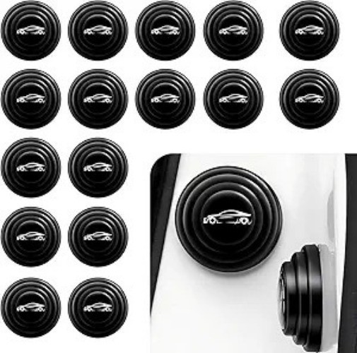 16-Piece Car Door Shock Absorber Protectors, Anti-Collision Pads  Size: 16 PCS