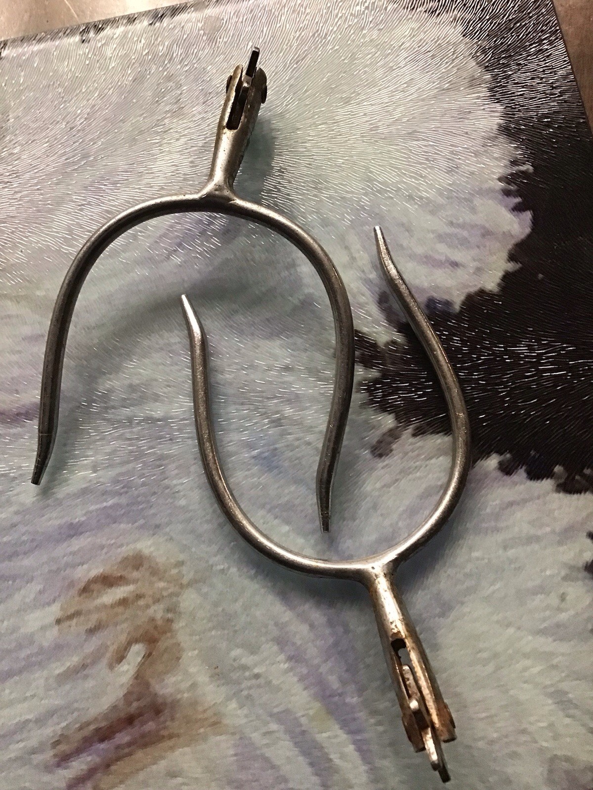 English Slip On Spurs 1/2 Inch Rawl