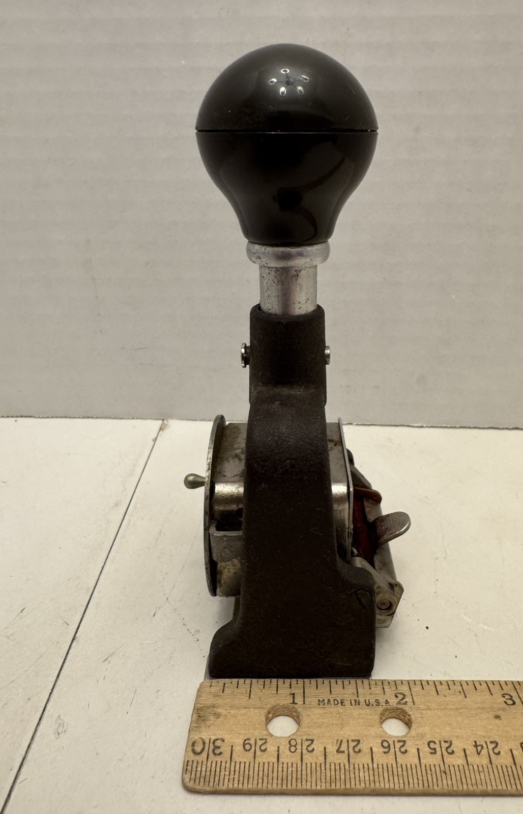 Vintage Bates Numbering Machine Ink Stamper 6 Wheels Style A