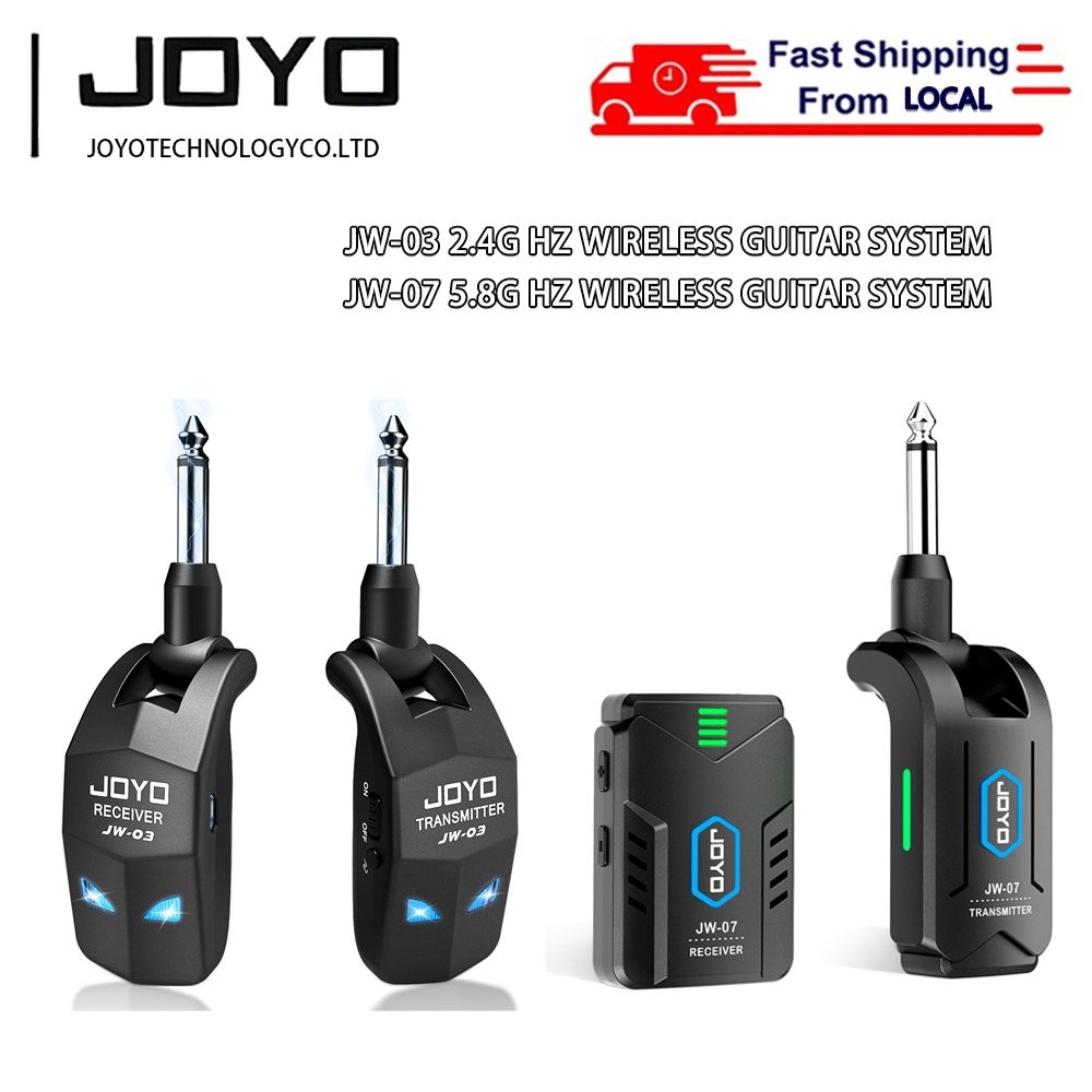 JOYO 2.4G JW-03 Wireless Transmission and 5.8GHz Wireless Guitar System (JW-07)
