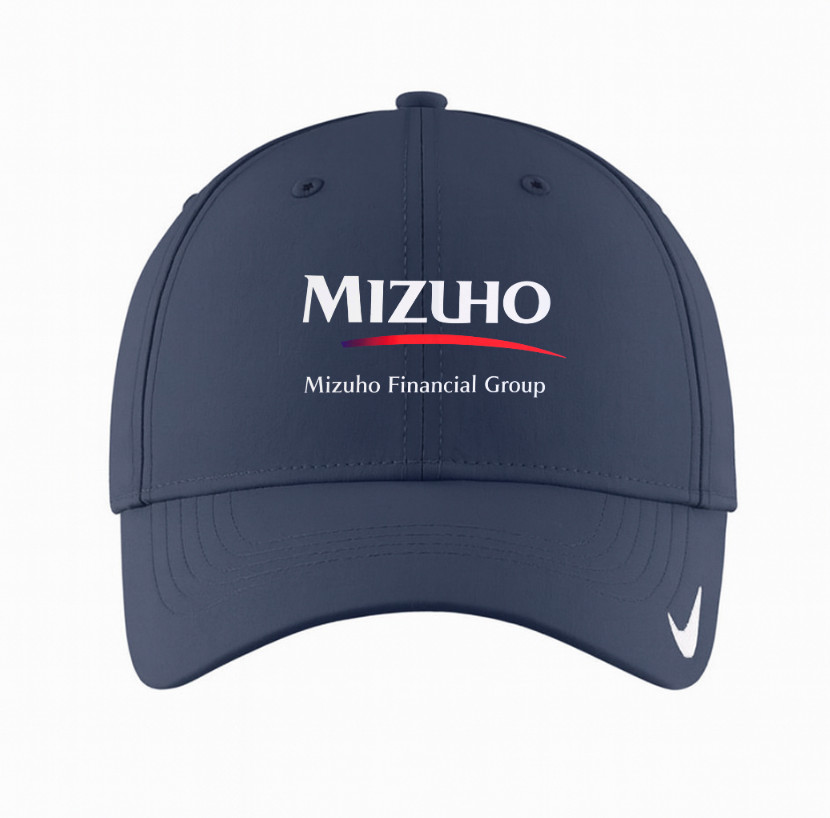 RARE NWT 100% Authentic Mizuho Finance Japanese Bank Official Hat / Cap Navy
