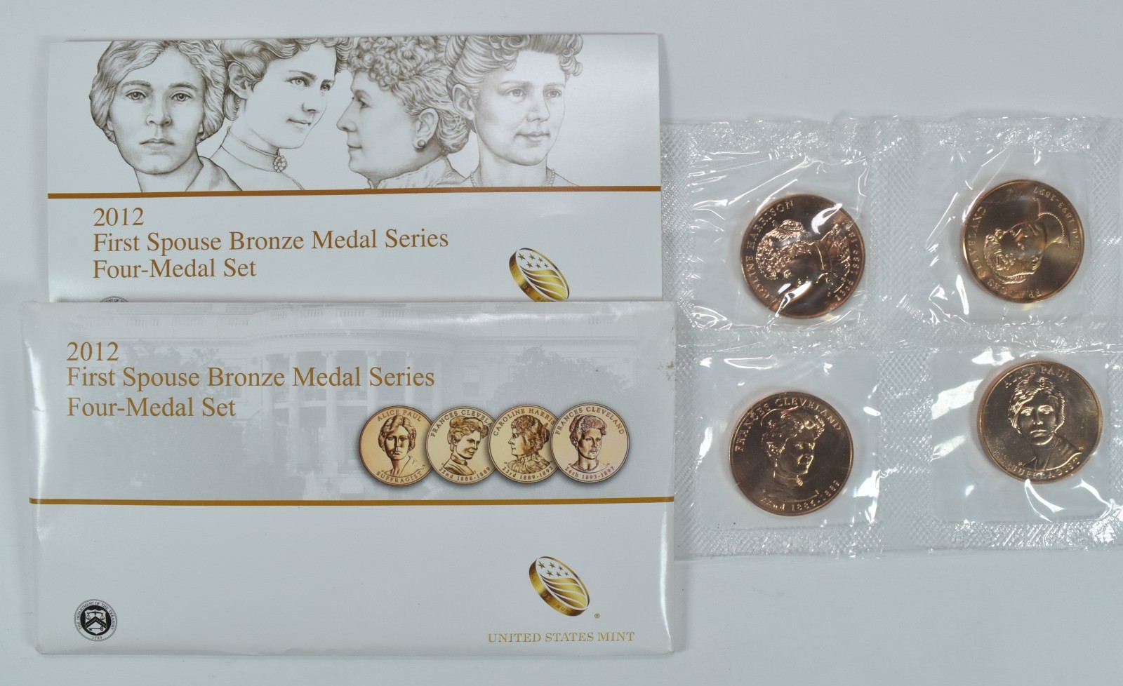 2012 First Spouse Bronze Medal Series Four Medal Set